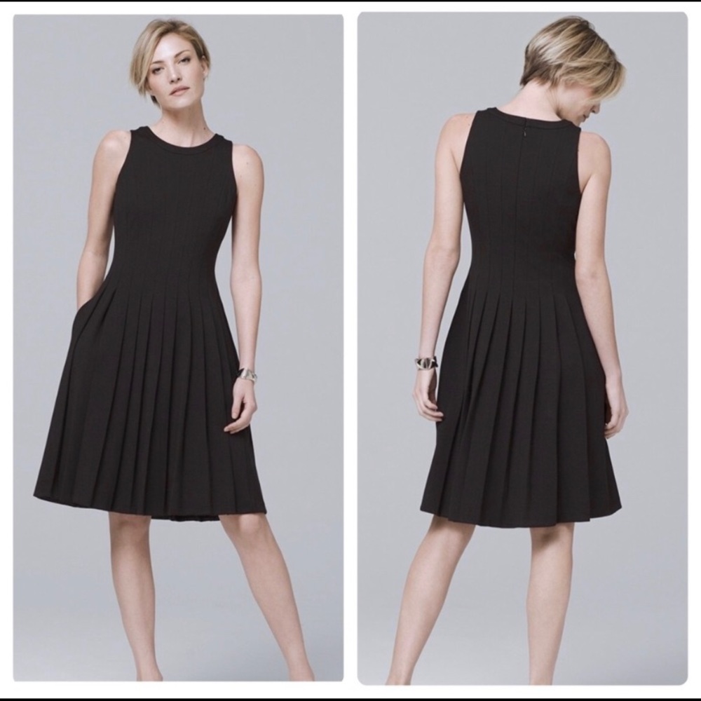 WHBM fit and flare dress barely worn